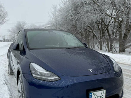Синий Тесла Model Y, объемом двигателя 0 л и пробегом 70 тыс. км за 26000 $, фото 1 на Automoto.ua