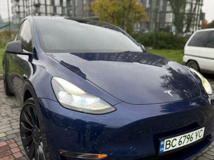 Тесла Model Y 2023 у Львові на Automoto.ua Синій Тесла Model Y, об'ємом двигуна 0 л та пробігом 40 тис. км за 38500 $, фото 1 на Automoto.ua