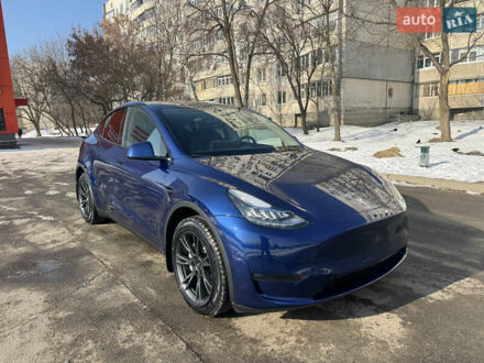 Тесла Model Y 2023 в Харькове на Automoto.ua Синий Тесла Model Y, объемом двигателя 0 л и пробегом 21 тыс. км за 26500 $, фото 1 на Automoto.ua