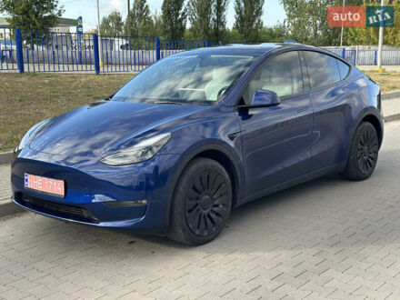 Синий Тесла Model Y, объемом двигателя 0 л и пробегом 13 тыс. км за 29700 $, фото 1 на Automoto.ua