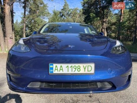 Тесла Model Y 2023 в Киеве на Automoto.ua Синий Тесла Model Y, объемом двигателя 0 л и пробегом 30 тыс. км за 29500 $, фото 1 на Automoto.ua