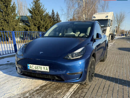Синій Тесла Model Y, об'ємом двигуна 0 л та пробігом 14 тис. км за 26900 $, фото 1 на Automoto.ua