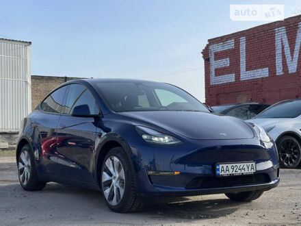 Синий Тесла Model Y, объемом двигателя 0 л и пробегом 4 тыс. км за 29000 $, фото 1 на Automoto.ua