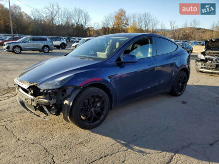 Синій Тесла Model Y, об'ємом двигуна 0 л та пробігом 75 тис. км за 16500 $, фото 1 на Automoto.ua