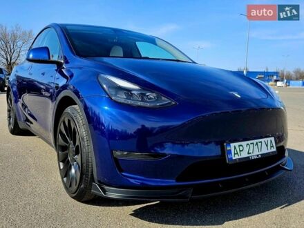 Синій Тесла Model Y, об'ємом двигуна 0 л та пробігом 67 тис. км за 24999 $, фото 1 на Automoto.ua