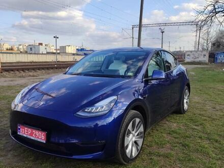 Синий Тесла Model Y, объемом двигателя 0 л и пробегом 18 тыс. км за 29000 $, фото 1 на Automoto.ua