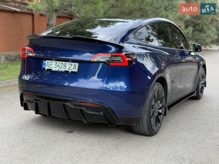 Тесла Model Y 2023 у Дніпро (Дніпропетровську) на Automoto.ua Синій Тесла Model Y, об'ємом двигуна 0 л та пробігом 11 тис. км за 27999 $, фото 1 на Automoto.ua