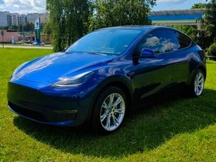 Синій Тесла Model Y, об'ємом двигуна 0 л та пробігом 68 тис. км за 27999 $, фото 1 на Automoto.ua