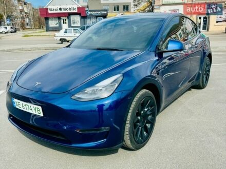 Синий Тесла Model Y, объемом двигателя 0 л и пробегом 29 тыс. км за 28000 $, фото 1 на Automoto.ua