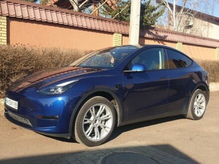 Синій Тесла Model Y, об'ємом двигуна 0 л та пробігом 32 тис. км за 29000 $, фото 1 на Automoto.ua