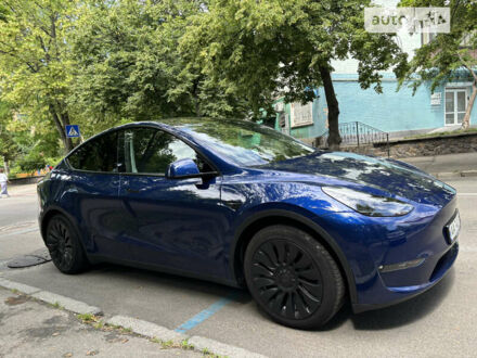 Синий Тесла Model Y, объемом двигателя 0 л и пробегом 11 тыс. км за 40500 $, фото 1 на Automoto.ua