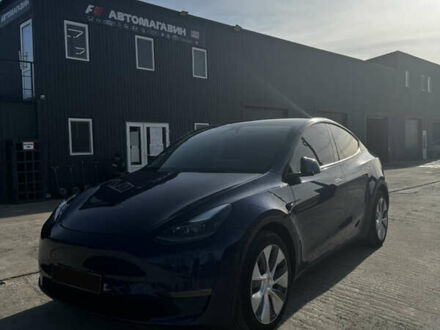 Синій Тесла Model Y, об'ємом двигуна 0 л та пробігом 51 тис. км за 29800 $, фото 1 на Automoto.ua