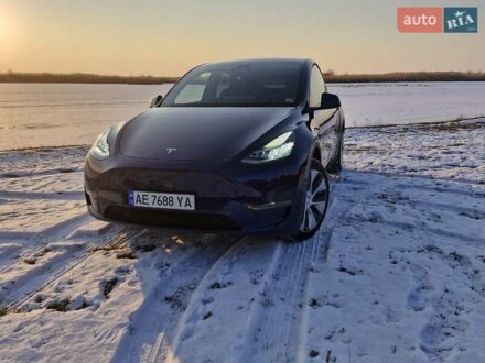 Тесла Model Y 2023 в Днепре (Днепропетровске) на Automoto.ua Синий Тесла Model Y, объемом двигателя 0 л и пробегом 11 тыс. км за 31900 $, фото 1 на Automoto.ua