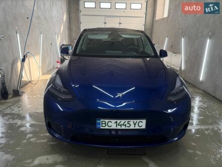Синій Тесла Model Y, об'ємом двигуна 0 л та пробігом 80 тис. км за 24500 $, фото 1 на Automoto.ua