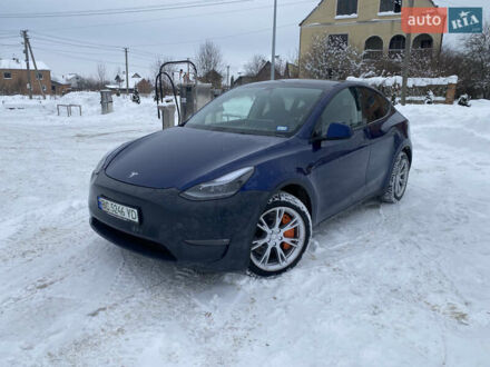 Синий Тесла Model Y, объемом двигателя 0 л и пробегом 24 тыс. км за 24300 $, фото 1 на Automoto.ua