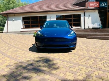 Синий Тесла Model Y, объемом двигателя 0 л и пробегом 29 тыс. км за 35000 $, фото 1 на Automoto.ua