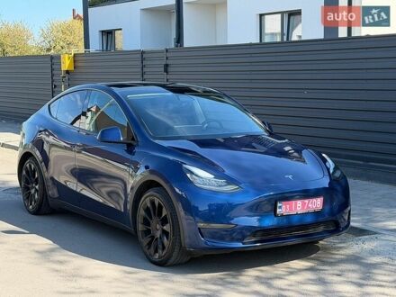 Синий Тесла Model Y, объемом двигателя 0 л и пробегом 182 тыс. км за 19999 $, фото 1 на Automoto.ua