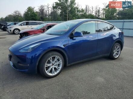 Синий Тесла Model Y, объемом двигателя 0 л и пробегом 78 тыс. км за 10000 $, фото 1 на Automoto.ua