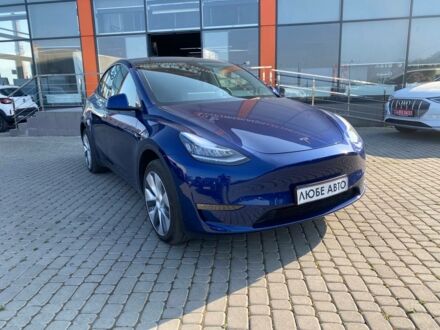 Тесла Model Y 2023 в Львове на Automoto.ua Синий Тесла Model Y, объемом двигателя 80 л и пробегом 3 тыс. км за 54900 $, фото 1 на Automoto.ua