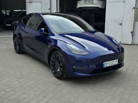 Синій Тесла Model Y, об'ємом двигуна 0 л та пробігом 9 тис. км за 35000 $, фото 1 на Automoto.ua