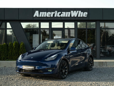 Синій Тесла Model Y, об'ємом двигуна 0 л та пробігом 79 тис. км за 30900 $, фото 1 на Automoto.ua