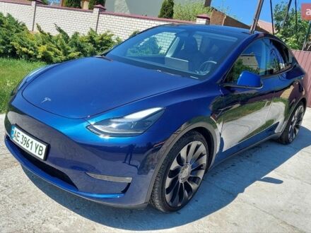Синій Тесла Model Y, об'ємом двигуна 0 л та пробігом 16 тис. км за 31400 $, фото 1 на Automoto.ua