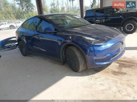 Синий Тесла Model Y, объемом двигателя 0 л и пробегом 49 тыс. км за 14200 $, фото 1 на Automoto.ua