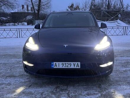 Синій Тесла Model Y, об'ємом двигуна 0 л та пробігом 27 тис. км за 24500 $, фото 1 на Automoto.ua