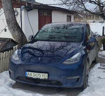 Синий Тесла Model Y, объемом двигателя 0 л и пробегом 9 тыс. км за 40500 $, фото 1 на Automoto.ua