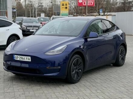 Синій Тесла Model Y, об'ємом двигуна 0 л та пробігом 28 тис. км за 25900 $, фото 1 на Automoto.ua