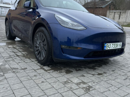 Синій Тесла Model Y, об'ємом двигуна 0 л та пробігом 69 тис. км за 28999 $, фото 1 на Automoto.ua
