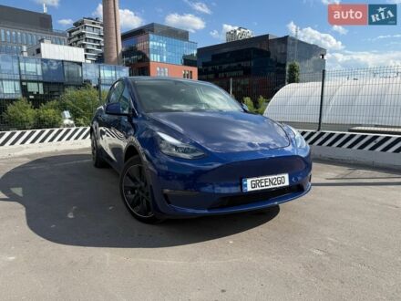 Синій Тесла Model Y, об'ємом двигуна 0 л та пробігом 33 тис. км за 32000 $, фото 1 на Automoto.ua