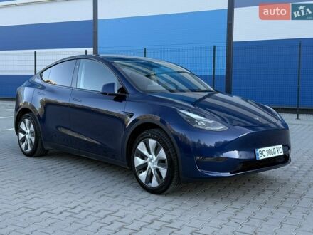 Синий Тесла Model Y, объемом двигателя 0 л и пробегом 52 тыс. км за 30400 $, фото 1 на Automoto.ua