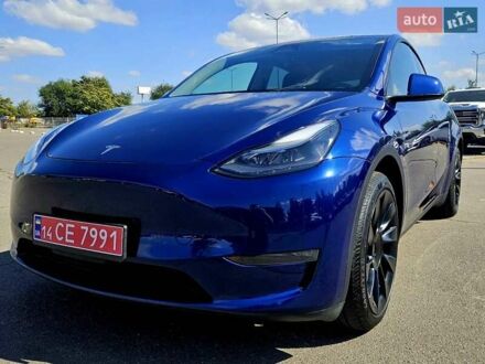 Синій Тесла Model Y, об'ємом двигуна 0 л та пробігом 45 тис. км за 29900 $, фото 1 на Automoto.ua