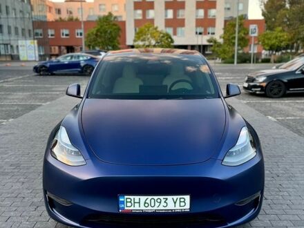Синий Тесла Model Y, объемом двигателя 0 л и пробегом 33 тыс. км за 27000 $, фото 1 на Automoto.ua