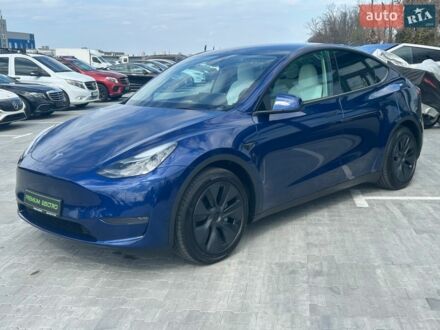 Синий Тесла Model Y, объемом двигателя 0 л и пробегом 14 тыс. км за 33500 $, фото 1 на Automoto.ua