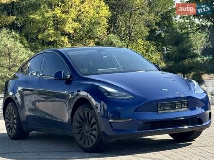 Синий Тесла Model Y, объемом двигателя 0 л и пробегом 18 тыс. км за 31499 $, фото 1 на Automoto.ua