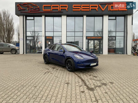 Синий Тесла Model Y, объемом двигателя 0 л и пробегом 6 тыс. км за 29500 $, фото 1 на Automoto.ua