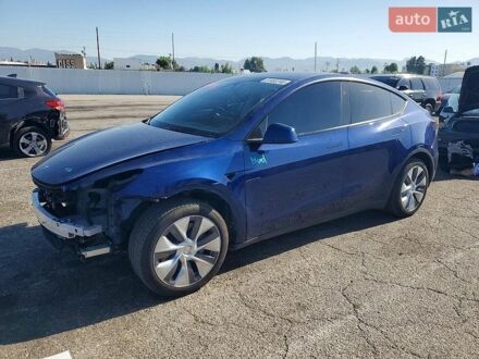 Синий Тесла Model Y, объемом двигателя 0 л и пробегом 40 тыс. км за 12600 $, фото 1 на Automoto.ua