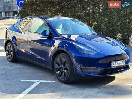 Синій Тесла Model Y, об'ємом двигуна 0 л та пробігом 2 тис. км за 27900 $, фото 1 на Automoto.ua