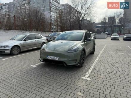 Тесла Model Y 2020 в Запорожье на Automoto.ua Зеленый Тесла Model Y, объемом двигателя 0 л и пробегом 110 тыс. км за 28999 $, фото 1 на Automoto.ua