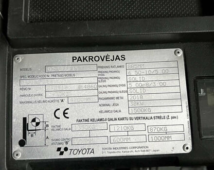 Оранжевый Тойота 02-8FGF15, объемом двигателя 0 л и пробегом 2 тыс. км за 19634 $, фото 22 на Automoto.ua