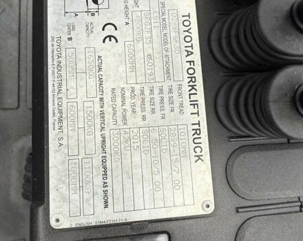 Тойота 02-8FGF30 2015 в Киеве на Automoto.ua Тойота 02-8FGF30, объемом двигателя 0 л и пробегом 0 тыс. км за 18500 $, фото 4 на Automoto.ua