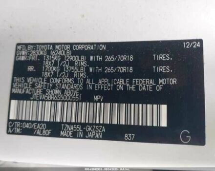 Білий Тойота 4Раннер, об'ємом двигуна 2.4 л та пробігом 4 тис. км за 721 $, фото 8 на Automoto.ua