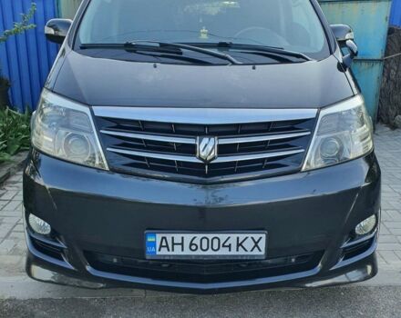 Черный Тойота Алфард, объемом двигателя 2.4 л и пробегом 97 тыс. км за 16000 $, фото 1 на Automoto.ua