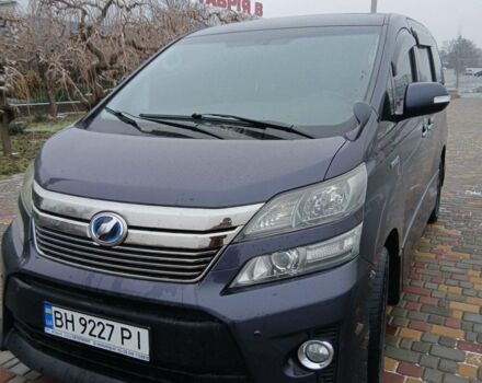Синий Тойота Алфард, объемом двигателя 2.4 л и пробегом 210 тыс. км за 15800 $, фото 1 на Automoto.ua