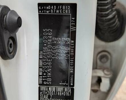 Белый Тойота Аурис, объемом двигателя 1.36 л и пробегом 277 тыс. км за 7500 $, фото 17 на Automoto.ua