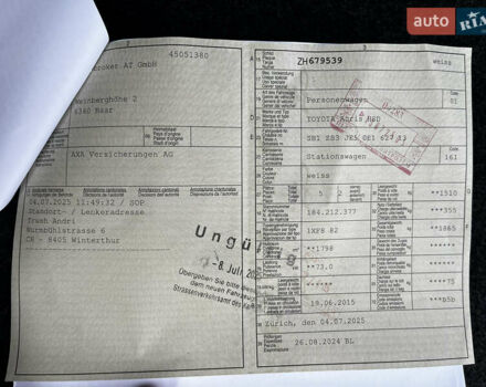 Білий Тойота Ауріс, об'ємом двигуна 1.8 л та пробігом 241 тис. км за 13599 $, фото 46 на Automoto.ua