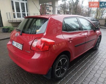 Красный Тойота Аурис, объемом двигателя 1.6 л и пробегом 134 тыс. км за 6499 $, фото 4 на Automoto.ua