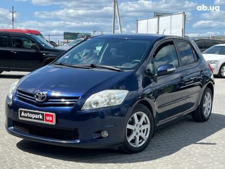 Синий Тойота Аурис, объемом двигателя 1.3 л и пробегом 158 тыс. км за 6690 $, фото 1 на Automoto.ua